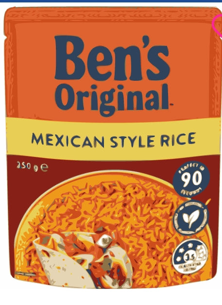 Ben's Original Rice Mexican
Style 6x250g Pouch