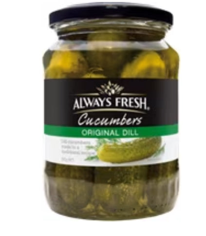Always Fresh Cucumbers Dill
Original 680g