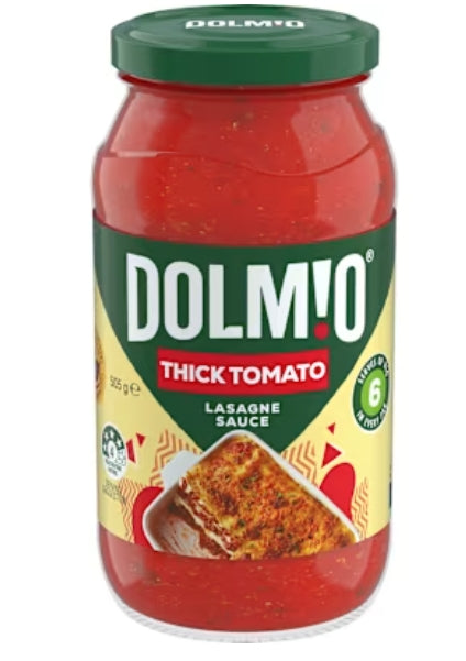 Dolmio Lasagne Thick
Tomato Sauce 505g