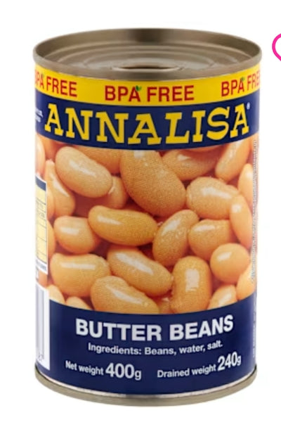 Annalisa Beans Butter
400gram X 12