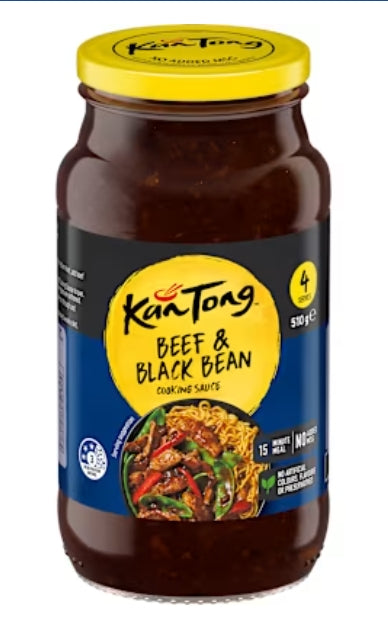 Kan Tong Cooking Sauce
Beef And Black Bean 510g