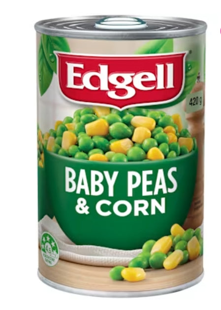 Edgell Baby Peas & Corn
10x42Og
