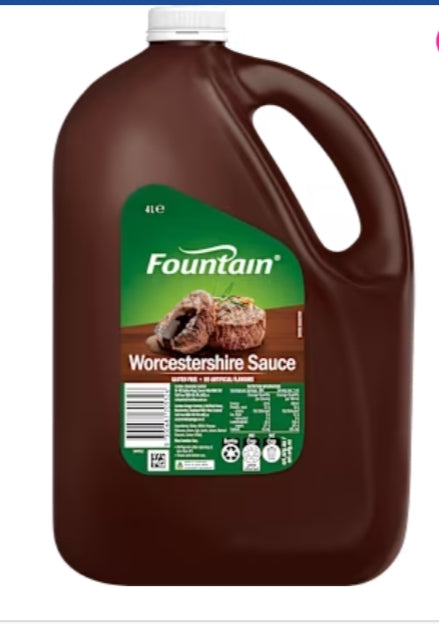 Fountain Worcestershire
Sauce 4ltr