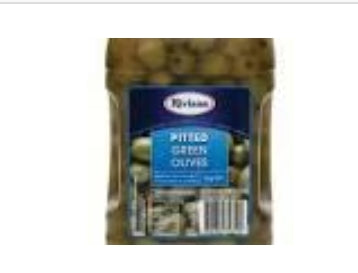 Riviana Pitted Green Olives
2kg
