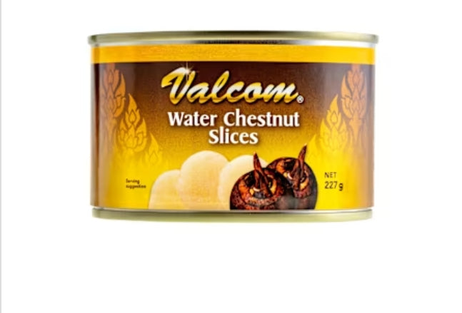 Valcom Water Chestnuts
Slices 227g X 12