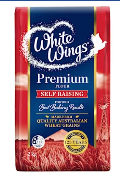 White Wings Flour Self
Raising 2 Kg X6