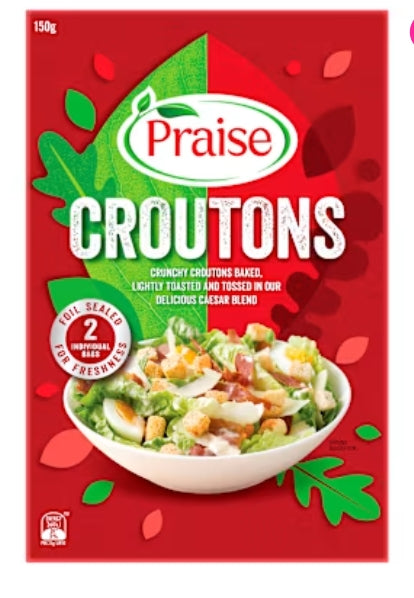 Praise Croutons Caesar
Salad 150 G
