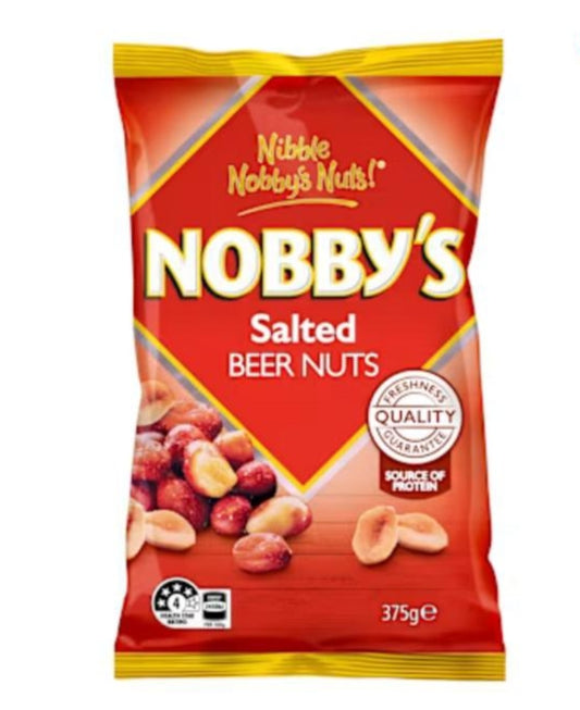 Nobby's Beer Nuts Salted 12 X 375 G