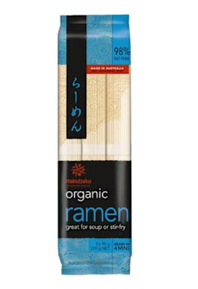 Hakubaku Organic Noodles
Ramen 270g X 12