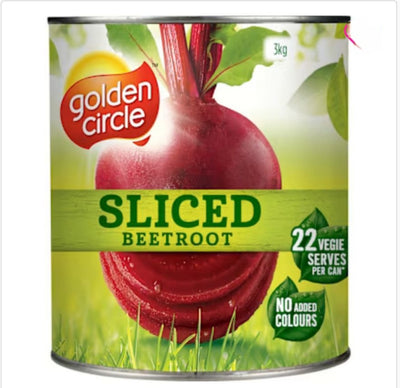 Golden circle Beetroot Sliced 3kg