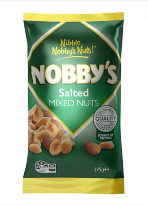 Nobby's Peanuts Nuts Salted Mixed Nuts
12×375G