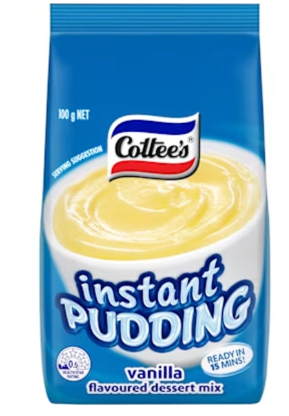Cottee's Instant Pudding
Vanilla Flavoured 100g