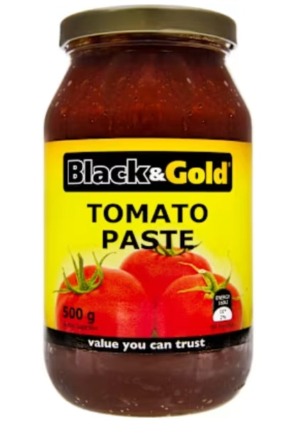 Black & Gold Tomato Paste 12
X 500gm