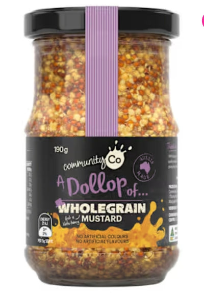 Community, Co Mustard Whlgrain
190gm