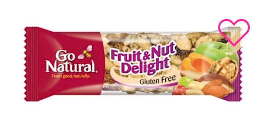 Go Natural Nut Delight Fruit &
Nut Bar 50g X 16
