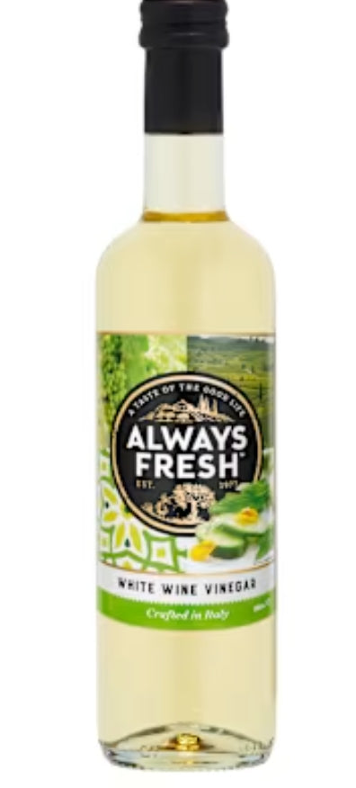 Always Fresh Vinegar White
Wine 500mlt X6