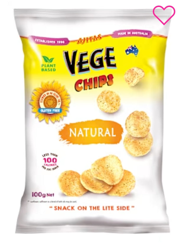 Ajitas Vege Chips Natural
100g X6