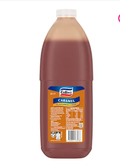 Cottee's Caramel Flavoured
Syrup 3I