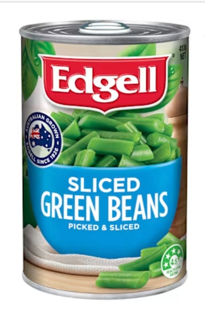 Edgell Sliced Green Beans
410 Grm X 12