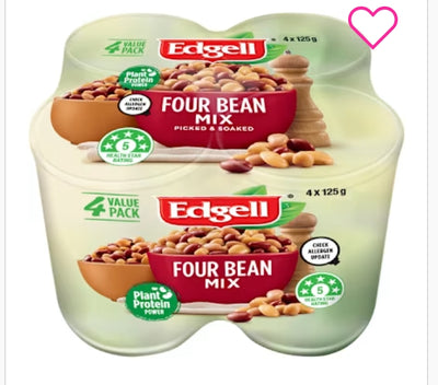 Edgell Multipack Four Beans
Mix 6×125g