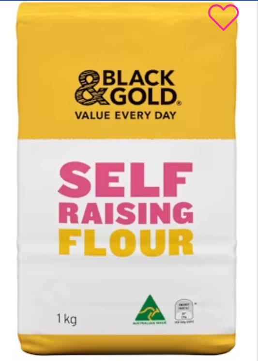 Black And Gold Self Raising
Flour 1kg