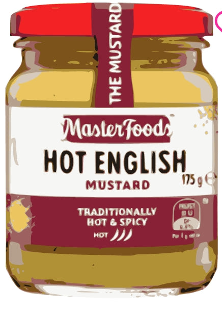 Masterfoods Mustard English
Hot 175gx6