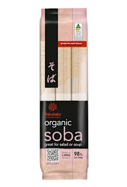 Hakubaku Organic Noodles
Soba 27Og X 12