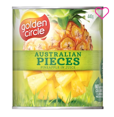Golden Circle Pineapple
Pieces In Natural Juice 12 X
440gm