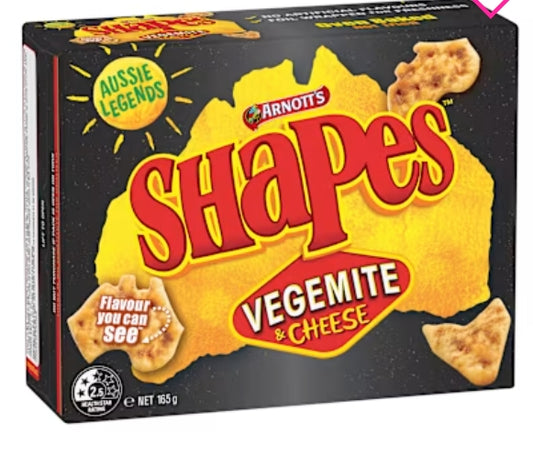 Arnott's Cheese & Vegemite
Shapes 165g