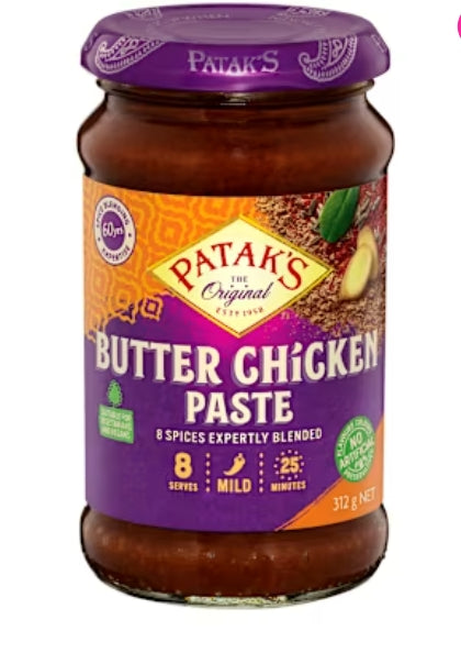 Pataks Paste Butter Chicken
312g X 6