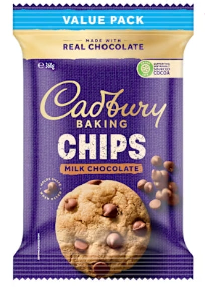 Cad Cadbury Baking Milk
Chips 360g X5