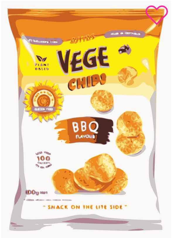 Ajitas Vege Chips Bbq 100g X
6