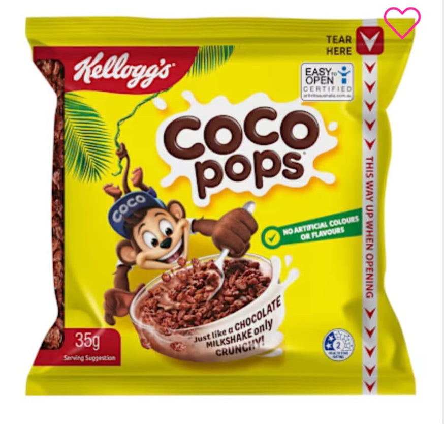Kell Coco Pops Sachet 30×35gm