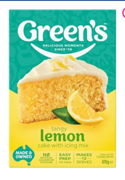 Green's Lemon Cake Mix
470g