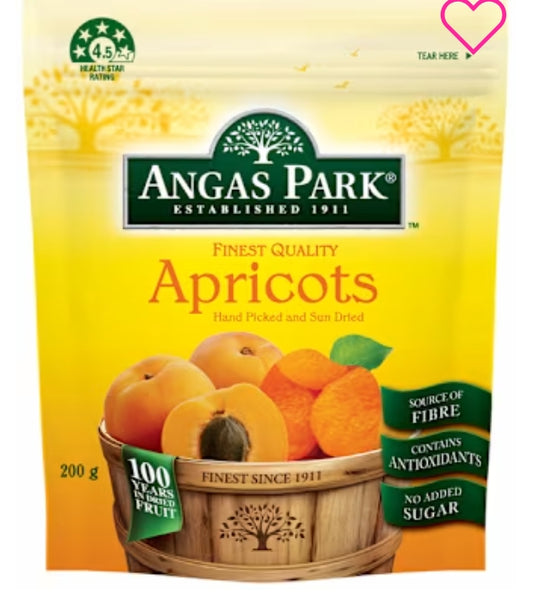 Angas Park Apricots 200g