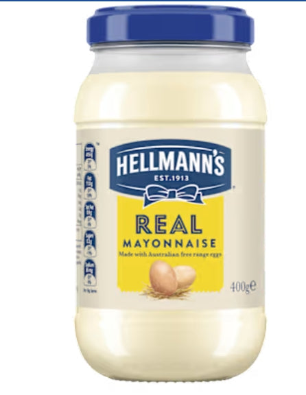 Hellmann's Mayonnaise Real
Jar 400 Gr X 6
