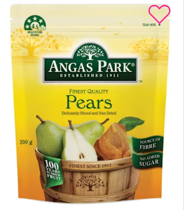 Angas Park Pears 200g