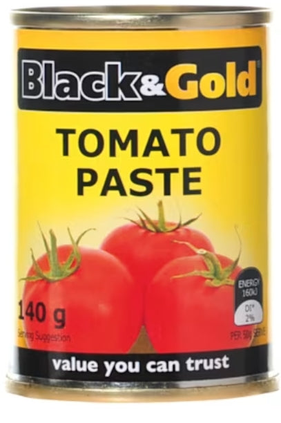 Black & gold Tomato Paste 140gm × 24