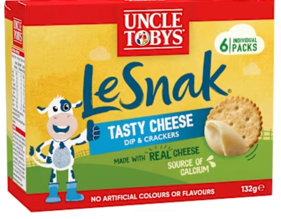 Uncle Tobys Le Snak Snacks
Tasty 12x132g