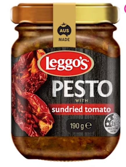 Leggos Sundried Tomato
Pesto 190g