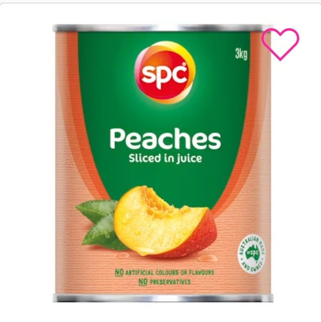 Spc Sliced Peaches In Juice
3kg