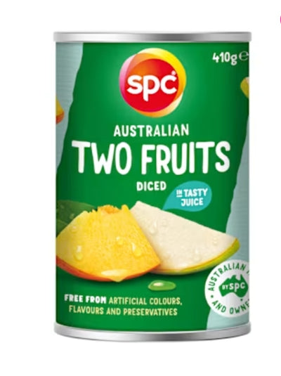 Spc Tinned Fruit Two Fruits In
Juice 410g X 12