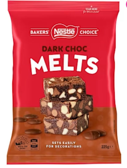 Nestle Melts Baking
Chocolate Dark 12x225g