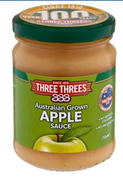 Three Threes Apple Sauce
250g