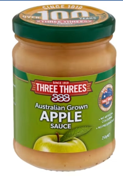 Three Threes Apple Sauce
250g