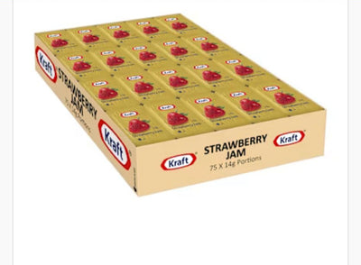 Kraft Strawberry Jam Portion 300x14g