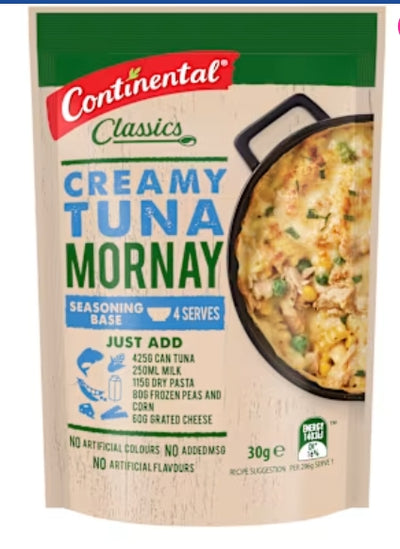 Continental Recipe Base
Creamy Tuna Mornay 30 Gr